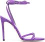 Paris Texas 115mm leather sandals Purple - Thumbnail 1
