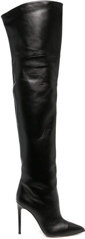 Paris Texas 115mm over-the-knee boots Black