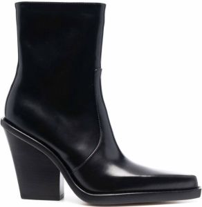 Paris Texas 115mm pointed-toe ankle boots Black