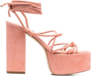 Paris Texas 138mm Malena platform sandals Pink