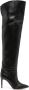 Paris Texas 90mm pointed-toe leather boots Black - Thumbnail 1