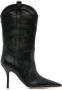 Paris Texas 95mm heeled leather boots Black - Thumbnail 1
