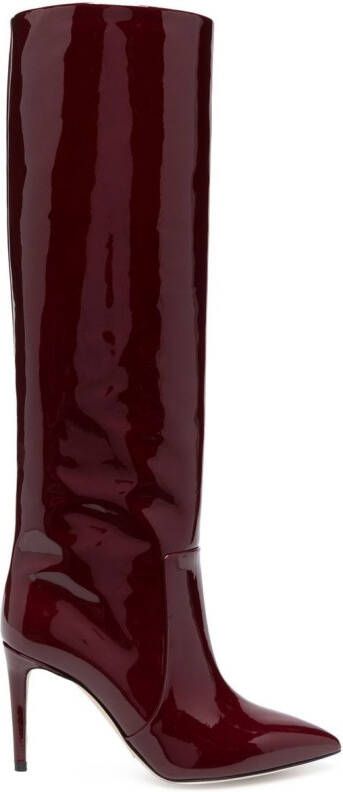 Paris Texas 95mm patent-leather boots Red