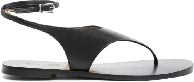 Paris Texas Amalfi leather sandals Black