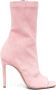 Paris Texas Amanda 105mm suede ankle boots Pink - Thumbnail 1