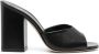 Paris Texas Anja 100mm leather mules Black - Thumbnail 1