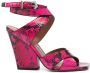 Paris Texas Arizona 100mm leather sandals Pink - Thumbnail 1