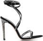 Paris Texas crystal-embellished strap-detail sandals Black - Thumbnail 1