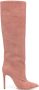 Paris Texas Holly 105mm embellished suede boots Pink - Thumbnail 1