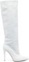 Paris Texas Holly 115mm crystal-embellished knee-high boots White - Thumbnail 1