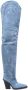 Paris Texas Holly Dakota over-the-knee 80mm boots Blue - Thumbnail 1