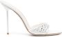 Paris Texas Holly Love Lidia 105mm crystal-embellished mules White - Thumbnail 1
