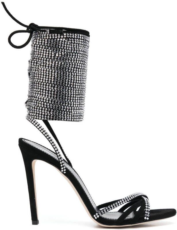Paris Texas Holly Nicole 105mm crystal-embellished pumps Black