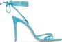 Paris Texas Holly Nicole 105mm lace up sandals Blue - Thumbnail 1