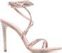 Paris Texas Holly Zoe lace-up 115mm sandals Pink - Thumbnail 1