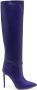 Paris Texas knee-high 100mm boots Purple - Thumbnail 1