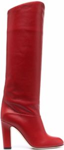 Paris Texas knee-length leather boots Black