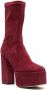 Paris Texas Lexy 130mm suede boots Red - Thumbnail 1