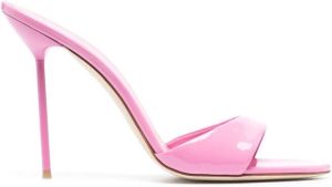 Paris Texas Lidia 105mm patent-leather sandals Pink
