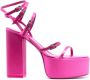 Paris Texas platform strappy sandals Pink - Thumbnail 1