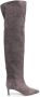 Paris Texas pointed-toe 60mm leather boots Grey - Thumbnail 1