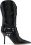 Paris Texas pointed-toe leather boots Black - Thumbnail 1