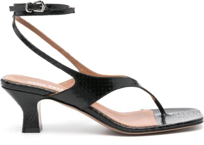 Paris Texas Portofino 55mm leather sandals Black