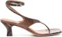 Paris Texas Portofino 55mm leather sandals Brown - Thumbnail 1