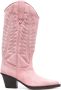 Paris Texas Rosario 28mm suede boots Pink - Thumbnail 1