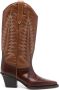 Paris Texas Rosario 70mm western leather boots Brown - Thumbnail 1