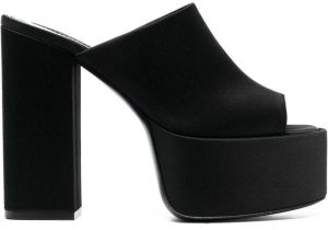 Paris Texas Sasha open toe mules Black