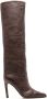 Paris Texas shaded leather knee-high boots Brown - Thumbnail 1