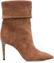 Paris Texas slouched 90mm ankle boots Brown - Thumbnail 1