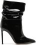 Paris Texas slouchy 90mm patent-leather boots Black - Thumbnail 1