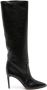 Paris Texas Stiletto 85mm knee-high leather boots Black - Thumbnail 1