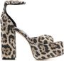 Paris Texas Tatiana leopard-print platform sandals Neutrals - Thumbnail 1