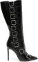 Paris Texas Tyra 100mm buckled leather boots Black - Thumbnail 1