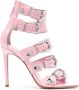 Paris Texas Ursula 105mm satin sandals Pink - Thumbnail 1