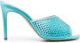 P.A.R.O.S.H. 100mm crystal-embellished mules Blue - Thumbnail 1