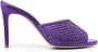 P.A.R.O.S.H. 105mm crystal-embellished mules Purple - Thumbnail 1