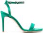 P.A.R.O.S.H. 110mm crystal ankle-strap sandals Green - Thumbnail 1