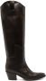 P.A.R.O.S.H. 65mm knee-high leather boots Brown - Thumbnail 1