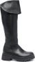 P.A.R.O.S.H. folded leather boots Black - Thumbnail 1