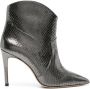 P.A.R.O.S.H. snakeskin-effect leather boots Metallic - Thumbnail 1
