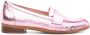 P.A.R.O.S.H. snakeskin-effect metallic loafers Pink - Thumbnail 1