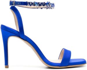 P.A.R.O.S.H. Vashoe rhinestone-embellished sandals Blue