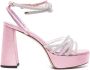 Patou x Bettina Vermillon Babsy 110mm sandals Pink - Thumbnail 1