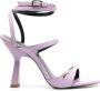 Patrizia Pepe 100mm leather sandals Purple - Thumbnail 1