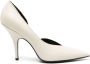 Patrizia Pepe 100mm pointed-toe leather pumps Neutrals - Thumbnail 1