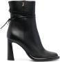 Patrizia Pepe 95mm leather ankle boots Black - Thumbnail 1